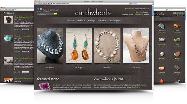 eCommerce Website Design for Earthwhorls
