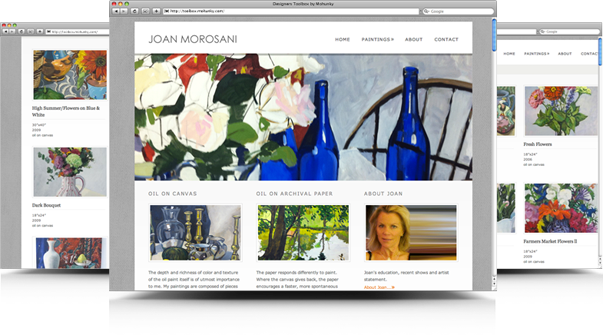Website Design for Joan Morosani Art