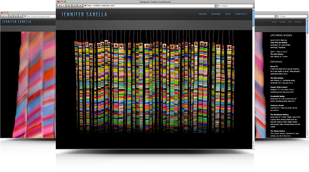 Website Design for Jennifer Sabella Art